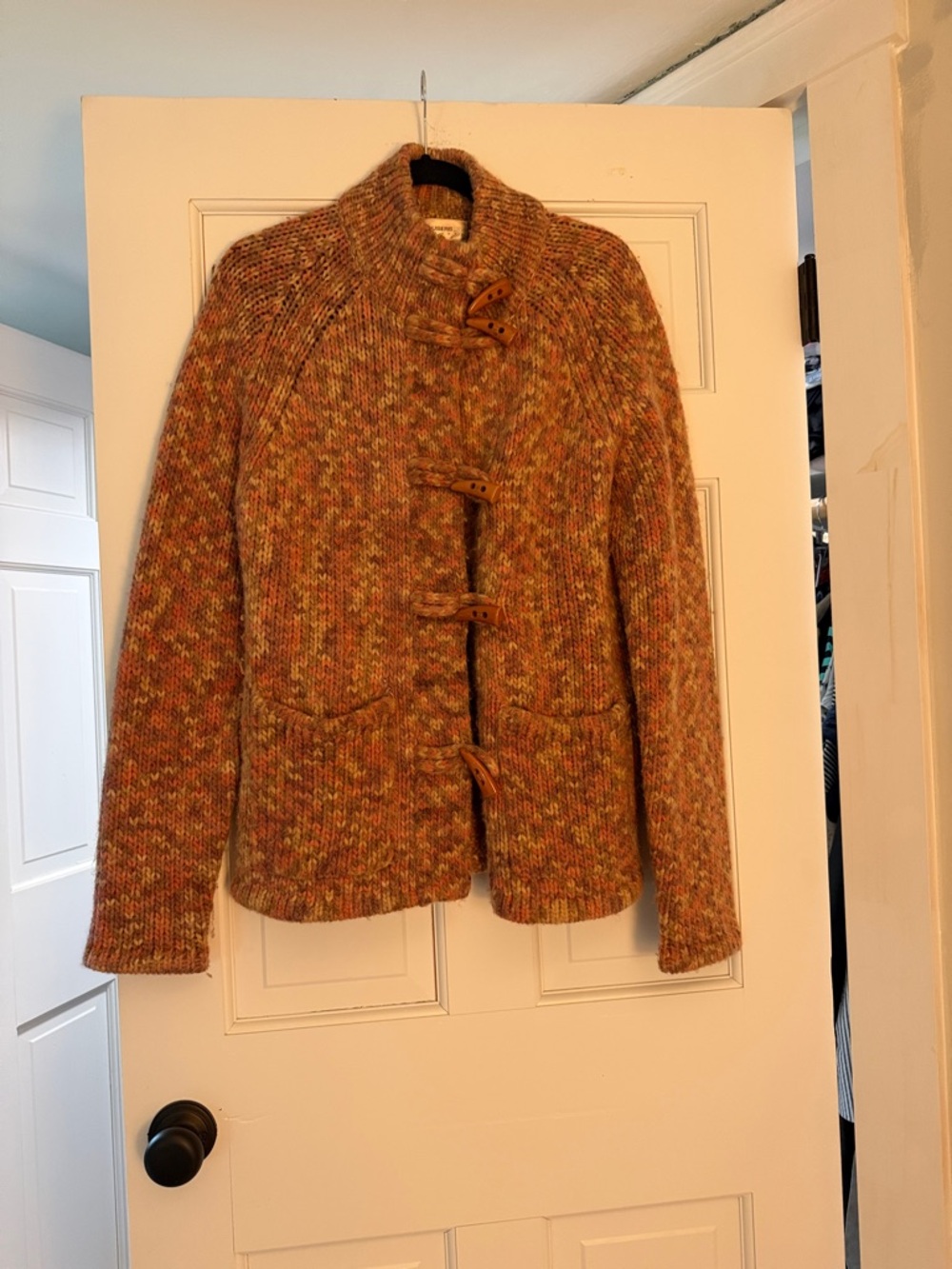 Multicolor Toggle Wool-Blend Jacket - Women
